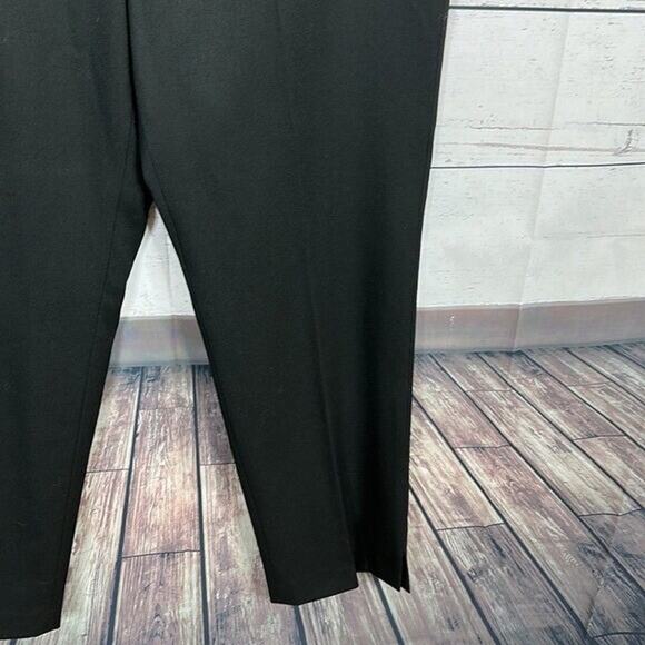 Pendleton Wool Pants Womens 14 Black Side Zip Career High Rise Straight Office - Picture 4 of 11
